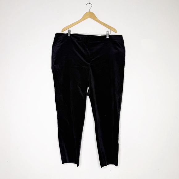 Talbots Hampshire Ankle Pants – Black Velvet – Size 22W – NWT - Picture 2 of 6